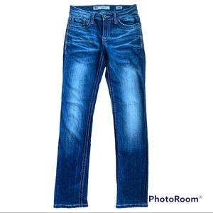 BKE by Buckle Asher Denim Slim Straight Regular Length Stretch Jeans